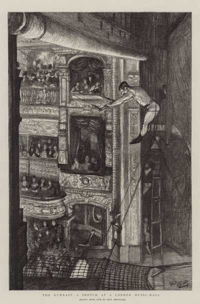 The Gymnast, a Sketch at a London Music-Hall by Charles Paul Renouard